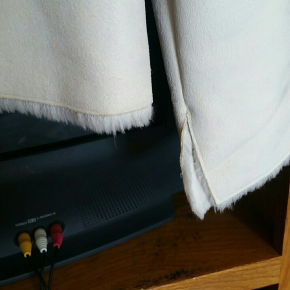 Beautiful suede jacket with lambswool inside sz L - Picture 5 of 5